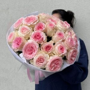 Bukiet róż, Bukiet różowych róż, bukiet na urodziny