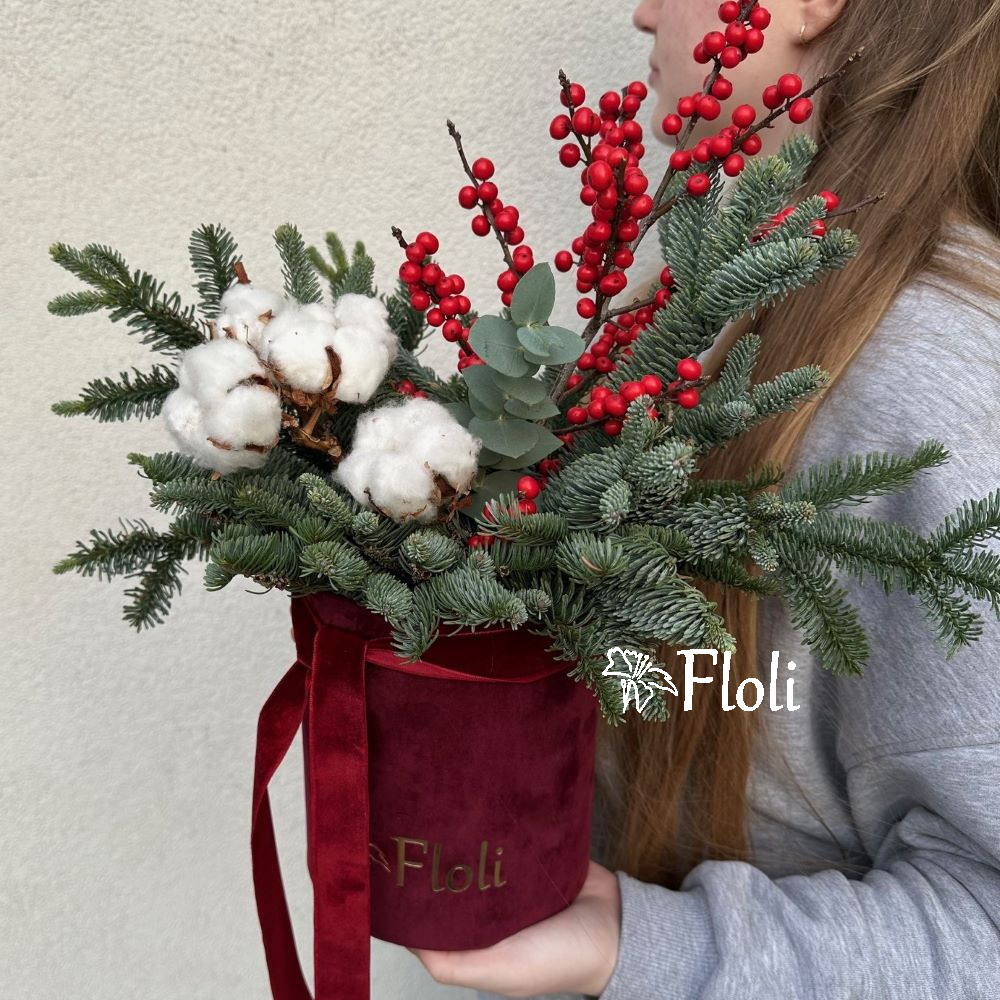 Boże Narodzenie, Święta, Świąteczny Flowerbox