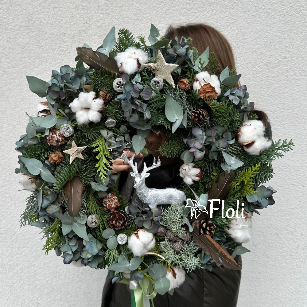 Wianek bożonarodzeniowy wianek na drzwi