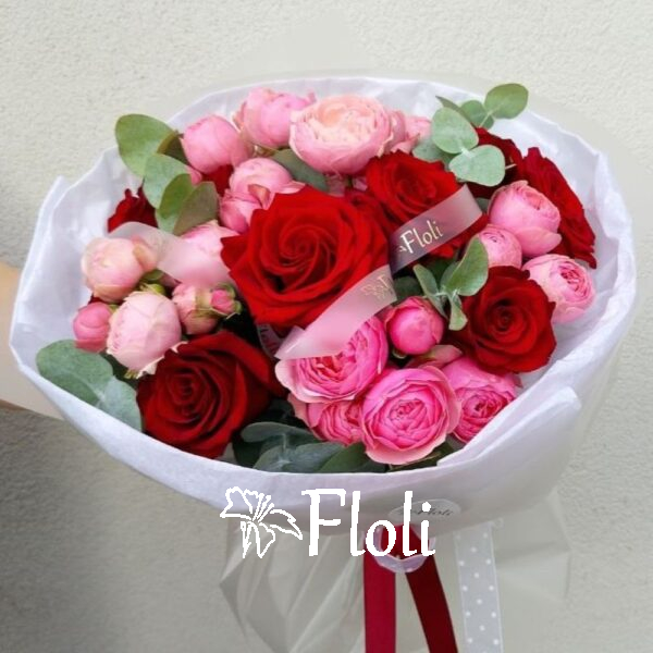 Bukiet róż, bukiet czerwonych róż, bukiet na urodziny