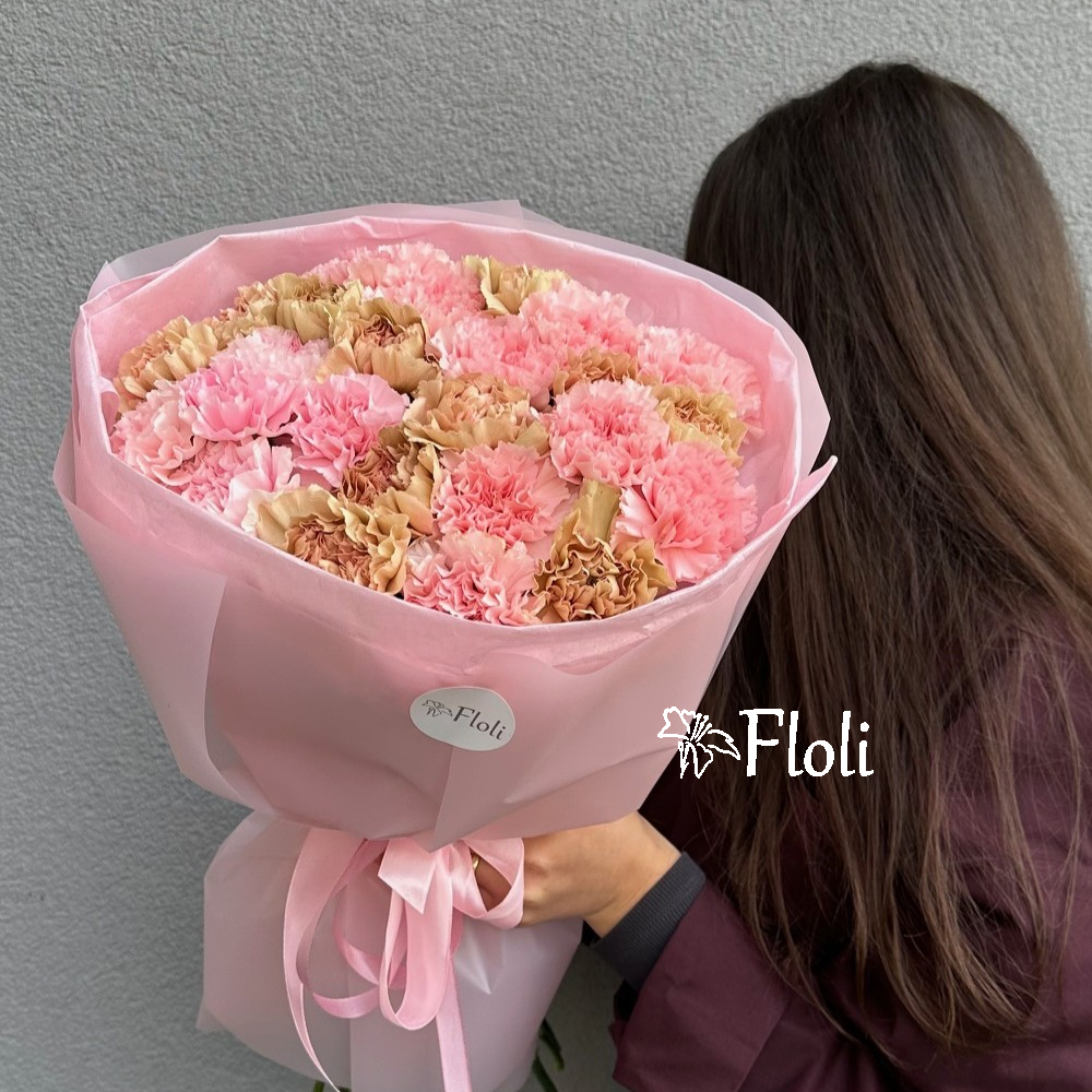 Bukiet goździków, bukiet na urodziny