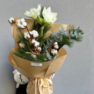 Bukiet świąteczny, amarylis