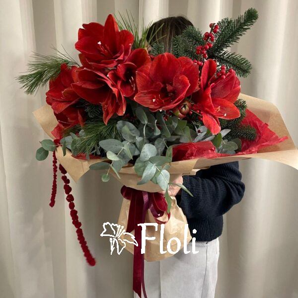 Bukiet zimowy, bukiet świąteczny